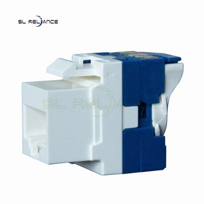 China CAT6 rotatorio UTP RJ45 Jack trapezoidal en venta