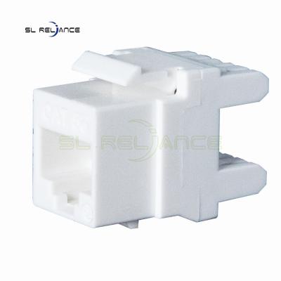 China Red trapezoidal Jack trapezoidal del acoplador 8P8C del AWG Cat5e del blanco 22~26 en venta