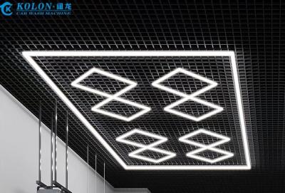 China Hot Seller 6500K zeshoekige garage led licht plafond licht raster led licht garage automotive led Te koop