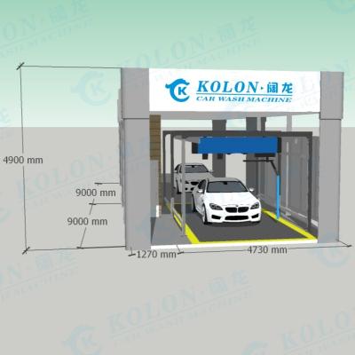 Cina KOLON 380V 24.5kW Lavatrice auto senza contatto regolabile a pressione con funzione di lavaggio ad alta pressione in vendita