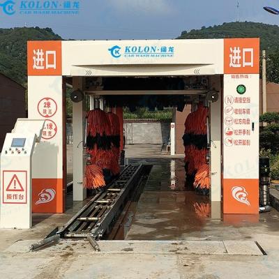 China 0.7Kwh/Car Power Consumption 80L Water Consumption Automatic Tunnel Car Wash Machine for sale