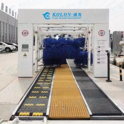 China Máquina de lavagem automática de túnel de 380V / 50HZ / 3 fases com 80 litros de consumo de água por carro à venda