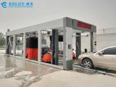 13brushes tunnel car wash machine indian client