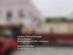 Kolon KL360-2 dual arms touchless car wash machine  delivery to Thailand!