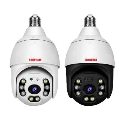 China Human Motion Tracking Hotselling OEM&ODM Security Camera HD 2MP 3MP 5MP WFI 4G Indoor Smart Bulb PTZ Camera for sale