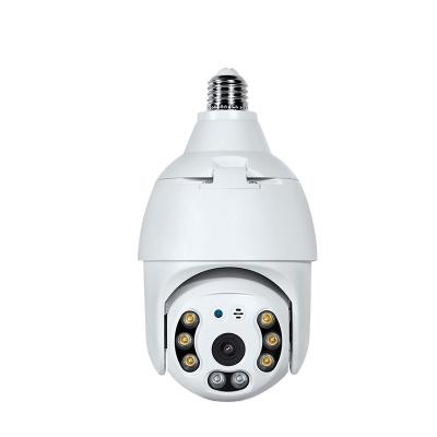 China High Quality NIGHT VISION Human Motion Tracking 3mp Night Vision Colorful Security Bulb Holder Wireless Ptz Camera for sale