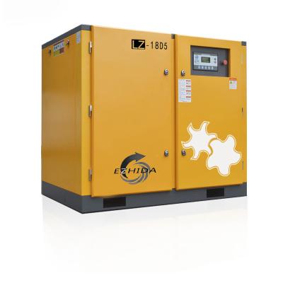 China Lubricated high pressure and low noise screw air compressor for sale