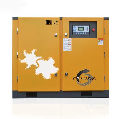 China 22kw Lubricated Fixed Gear Screw Air Compressor Industry / Domestic Low Noise for sale