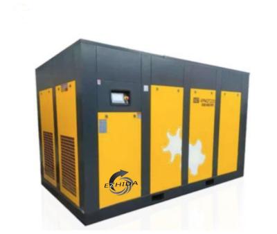 China Lubricated 300HP Huge Two Stage Screw Compressor Industrial Energy Saving for sale