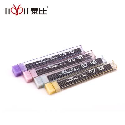 China Lead 2B 0.5MM High Quality Unbreakable Mechanical Pencil Lead Wholesale for sale