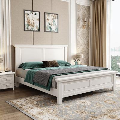 China Adjustable Modern King Queen Size Bed Furniture Side Table (Other) Solid Wood Solid Wood Simple Style For Youth Popular for sale