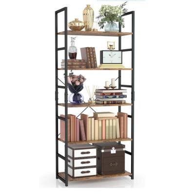 China Expandable Bookshelf, Tall Bookcase Shelf Storage Organizer, Modern Book Shelves for Bedroom, Living Room and Home Office for sale