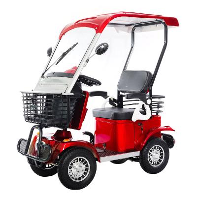 China eLifecenter 650W Customized Low Price 2 Passenger Electric Mini Bus Golf Cart For Couple Date 100/90-8 for sale