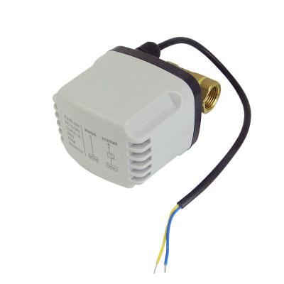 China General 2-Way Waterproof 12/24V Motorized Ball Valve Actuator Controller Brass IP65 For Industrial Use for sale