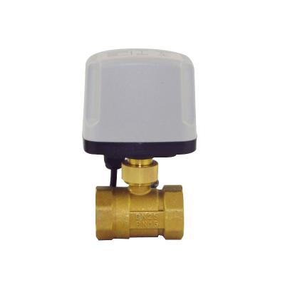 China General 2-Way Waterproof 12/24V DN25 Motorized Ball Valve Actuator Controller Brass IP65 For Industrial Use for sale