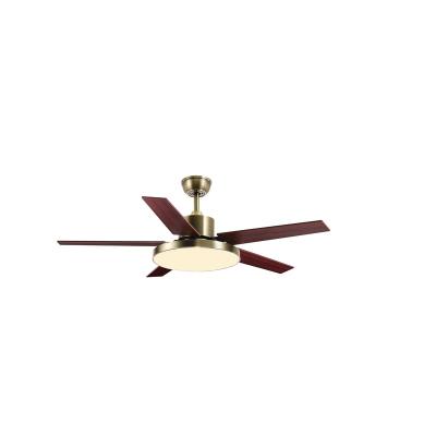 China Modern Indoor Modern Decorative Ceiling Fans With Remote Control Led Lights for sale