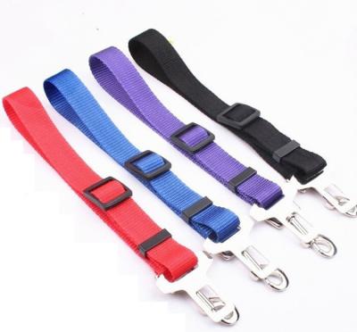 China Pet Viable Collars Adjustable Dog Car Seat Belt And Safety Leash for sale