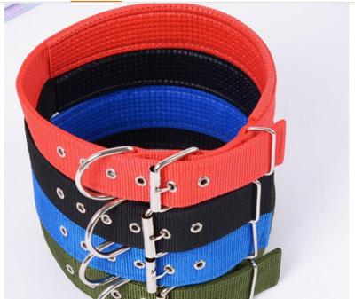 China Factory stocked best selling 2018 nylon dog collar simple and cheap Wholesale Collares Mascota for sale