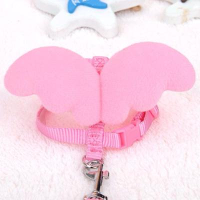 China New Viable Angel Pet Wing Dog Harness Vest Chest Strap Pet Leash Rope Pets Supplies Dog Collars for sale