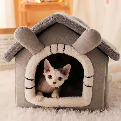 China Breathable Luxury Pet House Windproof House For Dog Cat Soft Comfortable Pet Beds Manufacturer for sale