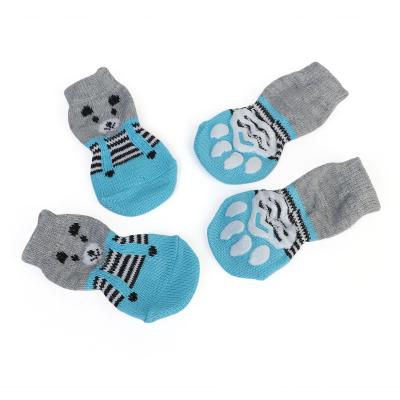 China Durable Cotton Dog Socks Anti-scuff Thermal Sock Teddy Bear Sock for sale