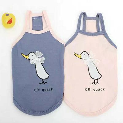 China Sustainable Hot Sale Dog Clothes Pet Clothes Supplies Spring Summer Skirt Cool Dog Dress Breathable Pet Clothes for sale