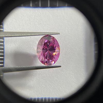 China Pear Oval Pink Moissanite VVS1 9x11mm Oval HQ Gems Game Or Fire Color Synthetic Moissanite Loose Diamond 5 Carat Moissanite for sale