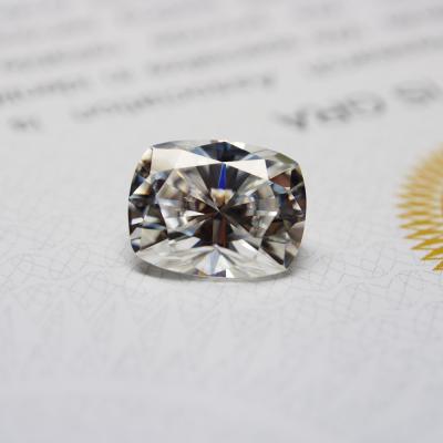 China Color Play or Shiny Fire D VVS 9*7mm Oval Cushion Cut Synthetic Moissanite Gemstone For Wholesale Price Per Carat for sale