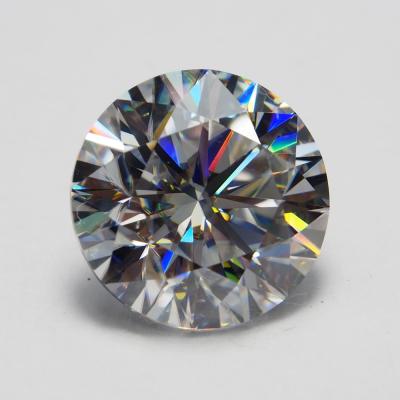 China Diamond Test Ring Round Cut Moissanite Gemstones D Color VVS Moissanite Color Game Or Stone Fire Pass Engagement for sale