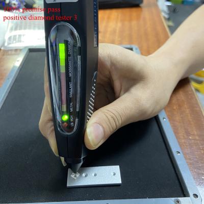 China 10mm positive loose pass diamond tester 3 moissanite diamond price play or fire promise 4 carat diamond 100% color for sale