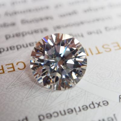 China Color Play Or Fire Round Moissanite Diamonds 1 Carat Supplier Wholesale Price for sale