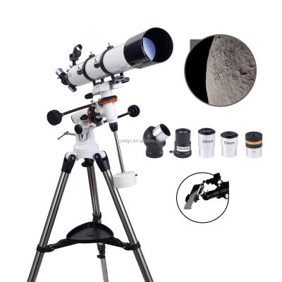 China F90080M 80eq Telescope High Magnification Refractor Astronomical Telescope 80900 with Nano EQ Mount for sale