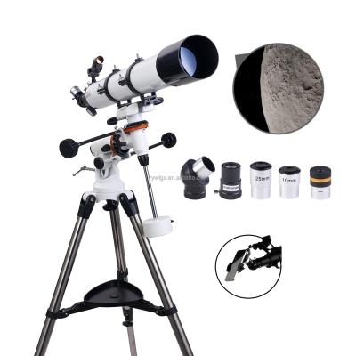 China Professional Astronomical TELESCOPE F90080M The 80mm Aperture 900mm Focal Length Refractor Filters Telescope 80900 for sale