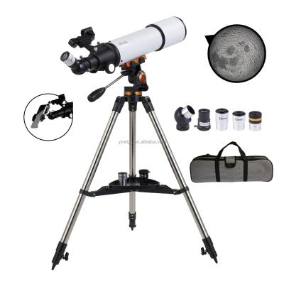 China F50080M New Design Professional Universal Mobile TELESCOPE Phone Refractor Astronomical Telescope 80500 for Moon Watching for sale