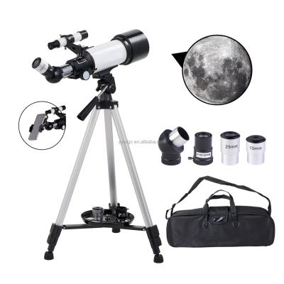 China Professional F40070M 70400 HD TELESCOPE Astronomical Telescope With Tripod Moon Bird Watching Kids Gift Match Phone Monocular Adapter for sale