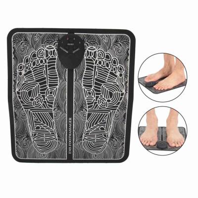 China New EMS Hot Electric Foot Massager Pad Feet Muscle Stimulator Leg Reshaping Foot Massage Mat for sale