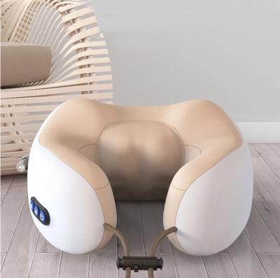 China 2020 Hot Selling Electric Shiatsu Neck New Idea Body Travel Massage U Shaped Pillow for sale