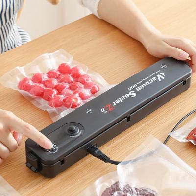 China 2022 Automatic Commercial Hotel Food Vacuum Sealer 220V/110V Household Food Vacuum Sealer Packaging Machine Include 10Pcs Bags for sale