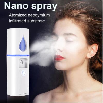 China Handy Cool Mist Sprayer Nano DEEP CLEANSING Facial Steamer Face Humidifier with USB Rechargeable Moisturizing Cleansing Skin Care for sale