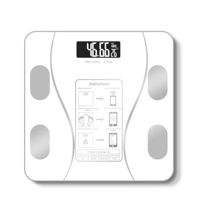 China BMI Body Fat Scale Connected to Mobile APP for Testing BMI Bathroom Scale Digital Electronic Scale Blank for sale