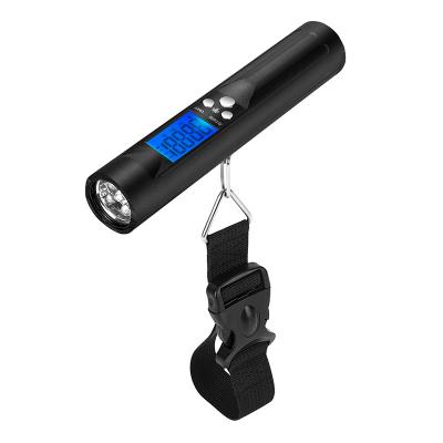 China Best Selling ABS Factory LED Flashlight Plastic Blue Backlight High Sensor Portable Luggage Scale TYL-S07 50kg for sale