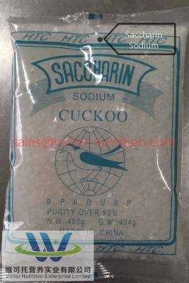 Chine Additifs alimentaires de la saccharine de sodium Mesh 8-12 CAS n° 128-44-9 Valeur nutritive à vendre