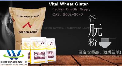 China High Protein Wheat Gluten Food Grade with VWG and 12 Months Shelf Life CAS 8002-80-0 for sale