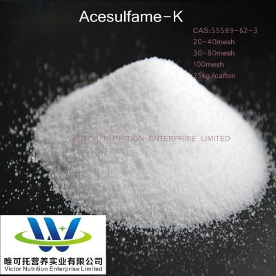 China Formula de estabilización C4h4kno4s Acesulfame K en polvo CAS 55589-62-3 Efecto de estabilización en venta