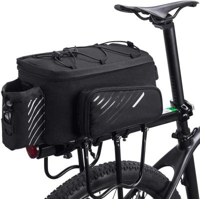 China FREE SAMPLE Large Capacity Bike Trunk Bag Bicycle Rack Carrier Bag Bike Luggage Bag Rear Pannier for sale