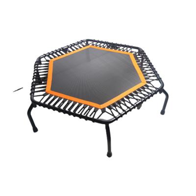 China Without Protective Net Top Selling Quality Guaranteed Adjustable Hexagonal Durable Material Wholesale Kids Outdoor Trampoline for sale