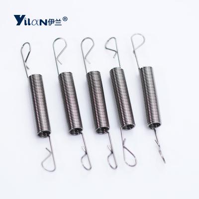 China Spiral 304 Stainless Steel Tension Coil Spring Coil Hook Clip Tension Spring Fixing Bracket for sale