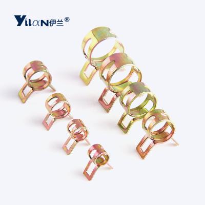 China Japanese Pipe Clamp Spring Clamp Galvanized Hose Clamp 65mm Metal Fuel Pipe Water Pipe Pipe Clamp for sale