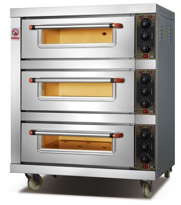 China Economical 2 Deck 4 Tray Electric Oven For Bread, Double Deck Oven, Used Bread Oven for sale