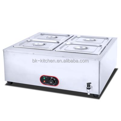 China Hot Sale SS201 Electric Fast Food Food Warmer Bain Marie Buffet Food Warmer for sale